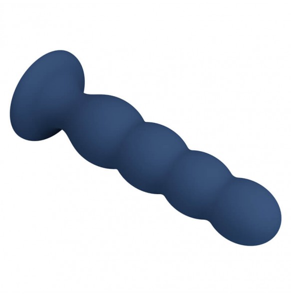 MR PLAY - 4 Metal Balls Silicone Anal Plug (XL Size)